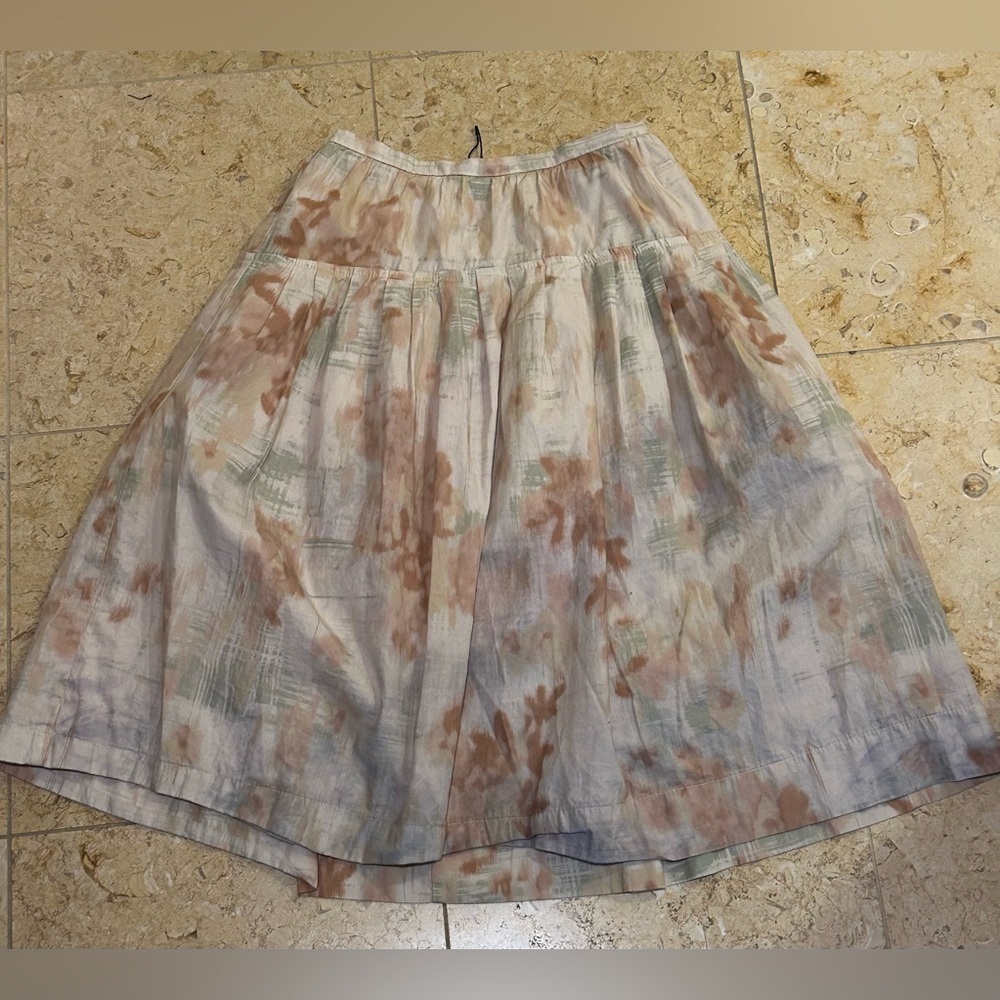 Zara Kids Size 10 NWOT Multicolor A-Line Skirt with Elastic Band